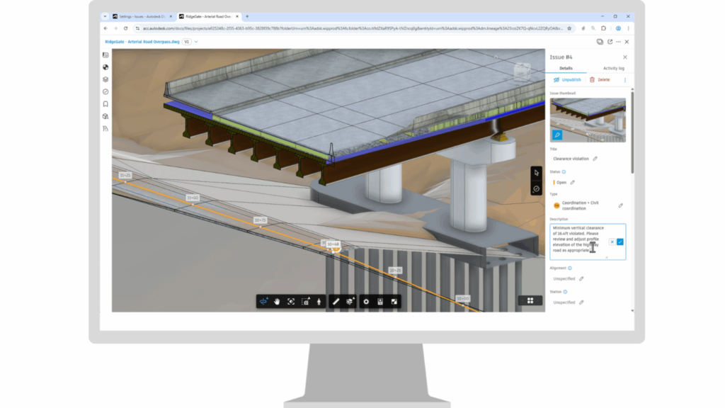 Civil Tools у Model Coordination Viewer для інфраструктурних проєктів