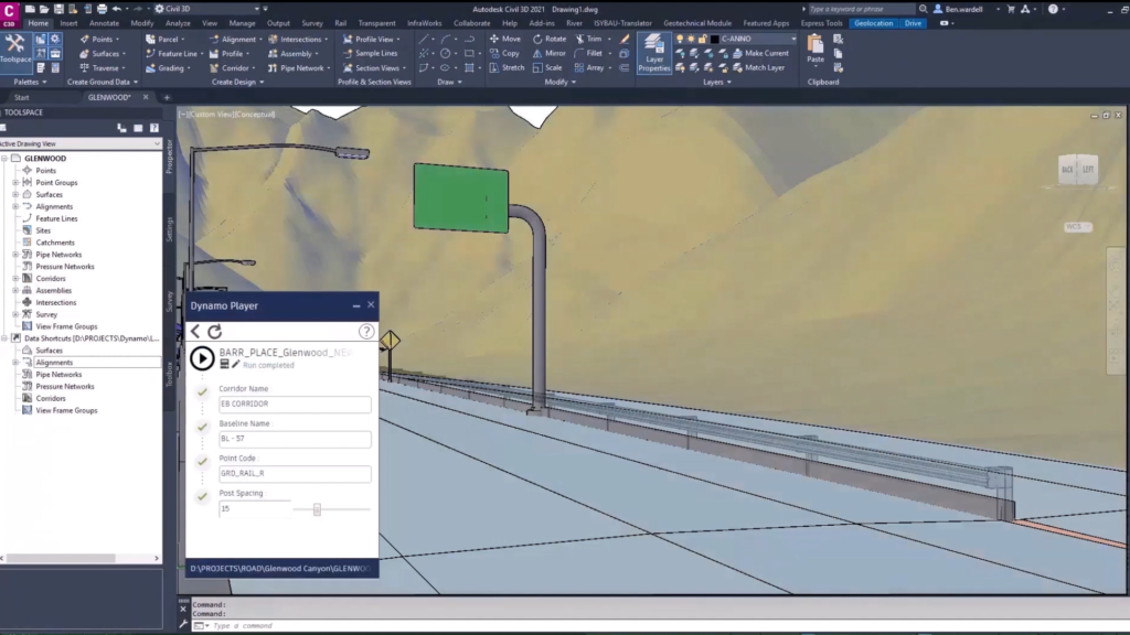 AutoCAD Civil 3D — проектування дороги в Україні