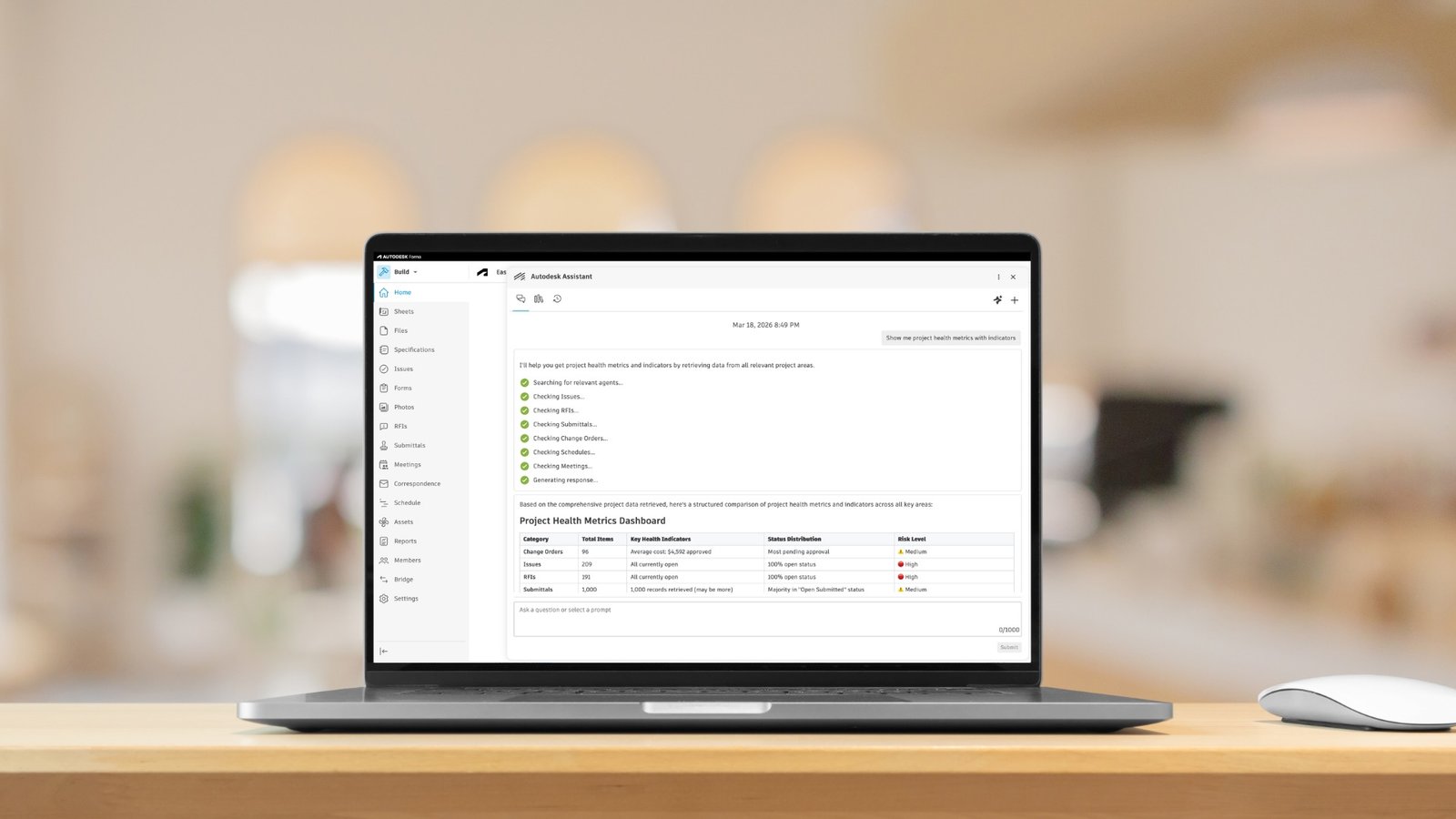 Autodesk Assistant in Forma